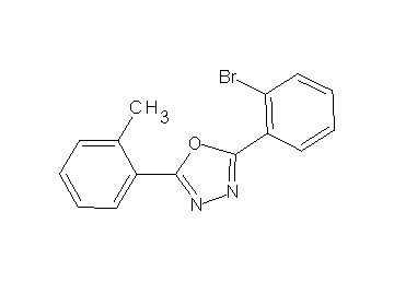 2-(2-bromophenyl)-5-(2-methylphenyl)-1,3,4-oxadiazole