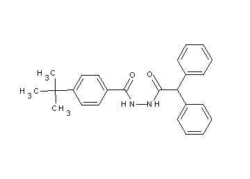 4-tert-butyl-N'-(diphenylacetyl)benzohydrazide