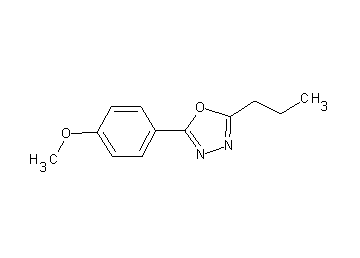 2-(4-methoxyphenyl)-5-propyl-1,3,4-oxadiazole
