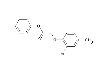 phenyl (2-bromo-4-methylphenoxy)acetate
