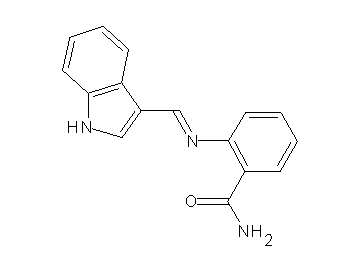 2-[(1H-indol-3-ylmethylene)amino]benzamide - Click Image to Close