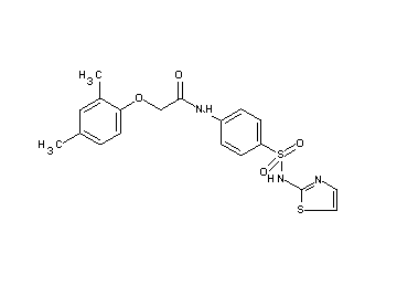 2-(2,4-dimethylphenoxy)-N-{4-[(1,3-thiazol-2-ylamino)sulfonyl]phenyl}acetamide