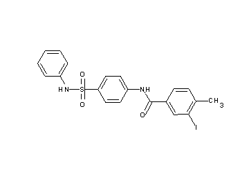 N-[4-(anilinosulfonyl)phenyl]-3-iodo-4-methylbenzamide