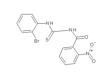 N-{[(2-bromophenyl)amino]carbonothioyl}-2-nitrobenzamide
