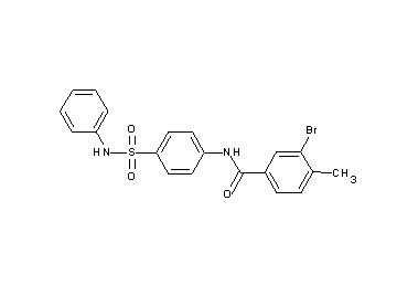 N-[4-(anilinosulfonyl)phenyl]-3-bromo-4-methylbenzamide