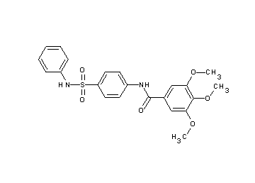 N-[4-(anilinosulfonyl)phenyl]-3,4,5-trimethoxybenzamide