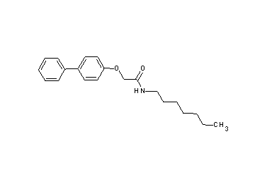 2-(4-biphenylyloxy)-N-heptylacetamide