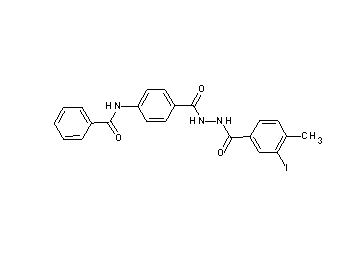 N-(4-{[2-(3-iodo-4-methylbenzoyl)hydrazino]carbonyl}phenyl)benzamide