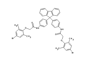 N,N'-[9H-fluorene-9,9-diylbis(4,1-phenylene)]bis[2-(4-bromo-2,6-dimethylphenoxy)acetamide]
