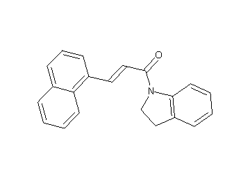 1-[3-(1-naphthyl)acryloyl]indoline