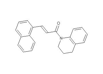 1-[3-(1-naphthyl)acryloyl]-1,2,3,4-tetrahydroquinoline