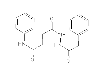 4-oxo-N-phenyl-4-[2-(phenylacetyl)hydrazino]butanamide