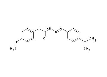 N'-(4-isopropylbenzylidene)-2-(4-methoxyphenyl)acetohydrazide - Click Image to Close