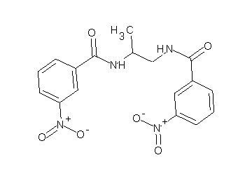 N,N'-1,2-propanediylbis(3-nitrobenzamide) N,N'-1,2-propanediylbis(3-nitrobenzamide)