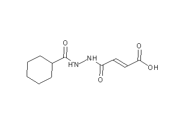 4-[2-(cyclohexylcarbonyl)hydrazino]-4-oxo-2-butenoic acid - Click Image to Close