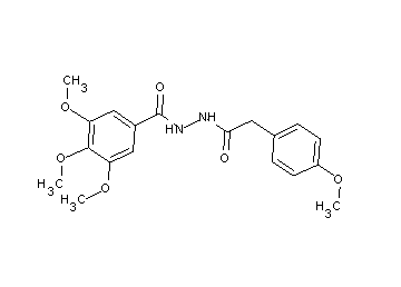 3,4,5-trimethoxy-N'-[(4-methoxyphenyl)acetyl]benzohydrazide