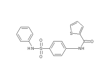N-[4-(anilinosulfonyl)phenyl]-2-thiophenecarboxamide