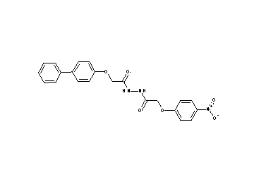 2-(4-biphenylyloxy)-N'-[(4-nitrophenoxy)acetyl]acetohydrazide