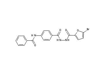 N-(4-{[2-(5-bromo-2-furoyl)hydrazino]carbonyl}phenyl)benzamide