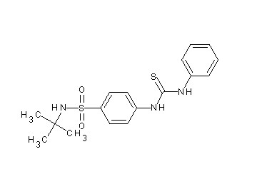 4-[(anilinocarbonothioyl)amino]-N-(tert-butyl)benzenesulfonamide