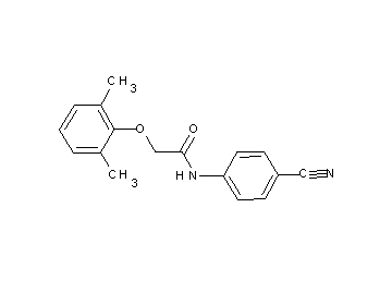 N-(4-cyanophenyl)-2-(2,6-dimethylphenoxy)acetamide