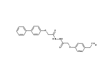 2-(4-biphenylyloxy)-N'-[(4-ethylphenoxy)acetyl]acetohydrazide