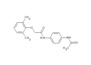 N-[4-(acetylamino)phenyl]-2-(2,6-dimethylphenoxy)acetamide