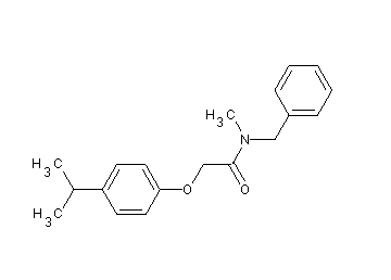 N-benzyl-2-(4-isopropylphenoxy)-N-methylacetamide
