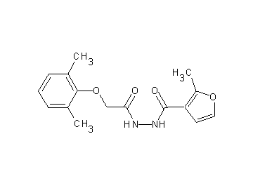 N'-[(2,6-dimethylphenoxy)acetyl]-2-methyl-3-furohydrazide