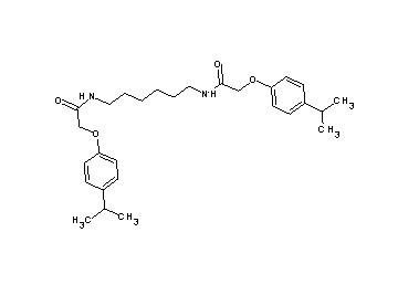 N,N'-1,6-hexanediylbis[2-(4-isopropylphenoxy)acetamide]