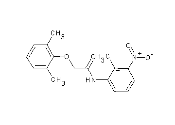2-(2,6-dimethylphenoxy)-N-(2-methyl-3-nitrophenyl)acetamide