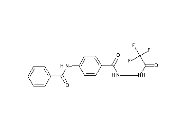 N-(4-{[2-(trifluoroacetyl)hydrazino]carbonyl}phenyl)benzamide