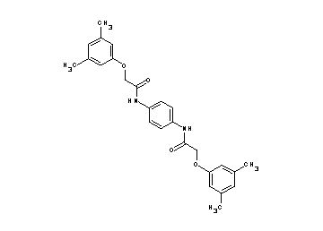 N,N'-1,4-phenylenebis[2-(3,5-dimethylphenoxy)acetamide]