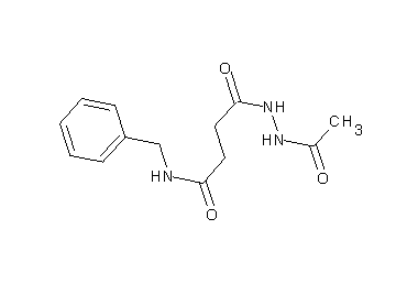 4-(2-acetylhydrazino)-N-benzyl-4-oxobutanamide