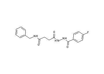 N-benzyl-4-[2-(4-fluorobenzoyl)hydrazino]-4-oxobutanamide