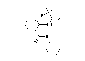 N-cyclohexyl-2-[(trifluoroacetyl)amino]benzamide