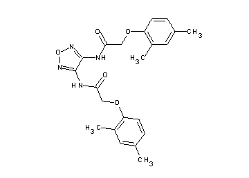 N,N'-1,2,5-oxadiazole-3,4-diylbis[2-(2,4-dimethylphenoxy)acetamide]