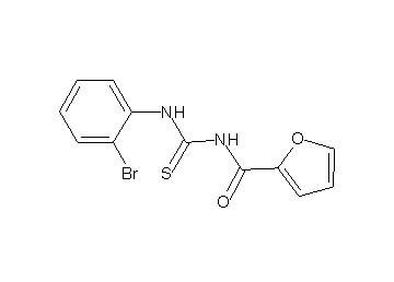 N-{[(2-bromophenyl)amino]carbonothioyl}-2-furamide - Click Image to Close