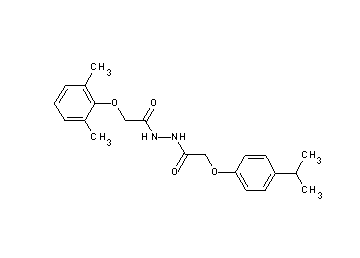 2-(2,6-dimethylphenoxy)-N'-[(4-isopropylphenoxy)acetyl]acetohydrazide