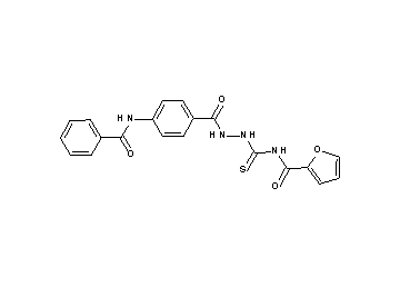 N-({2-[4-(benzoylamino)benzoyl]hydrazino}carbonothioyl)-2-furamide