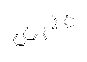 N'-[3-(2-chlorophenyl)acryloyl]-2-thiophenecarbohydrazide