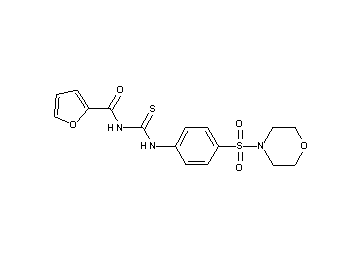 N-({[4-(4-morpholinylsulfonyl)phenyl]amino}carbonothioyl)-2-furamide