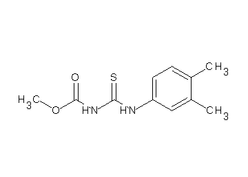 methyl {[(3,4-dimethylphenyl)amino]carbonothioyl}carbamate