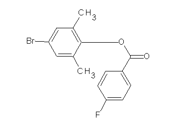 4-bromo-2,6-dimethylphenyl 4-fluorobenzoate