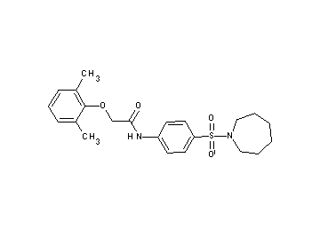 N-[4-(1-azepanylsulfonyl)phenyl]-2-(2,6-dimethylphenoxy)acetamide