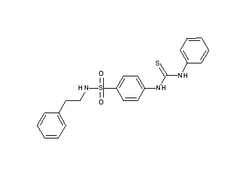 4-[(anilinocarbonothioyl)amino]-N-(2-phenylethyl)benzenesulfonamide