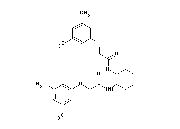 N,N'-1,2-cyclohexanediylbis[2-(3,5-dimethylphenoxy)acetamide]