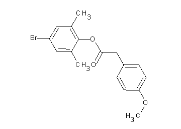 4-bromo-2,6-dimethylphenyl (4-methoxyphenyl)acetate