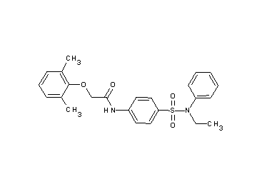 2-(2,6-dimethylphenoxy)-N-(4-{[ethyl(phenyl)amino]sulfonyl}phenyl)acetamide