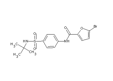 5-bromo-N-{4-[(tert-butylamino)sulfonyl]phenyl}-2-furamide